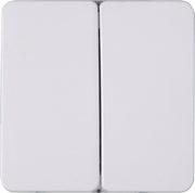 Kopp schakelwip 2-voudig HK02 Milano arctic wit 331413003