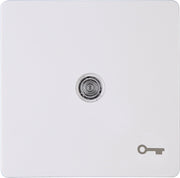 Kopp schakelwip controlevenster met sleutel symbool HK05 Paris arctic wit 333962004