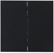 Kopp HK07 - bedieningswip dubbel met bevestigingsplaat mat-zwart 490350009