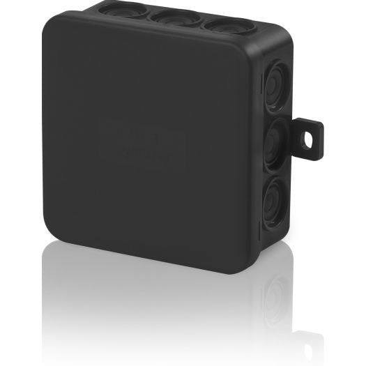 Kabeldoos IP54 85x85x40 mm zwart f-tronic
